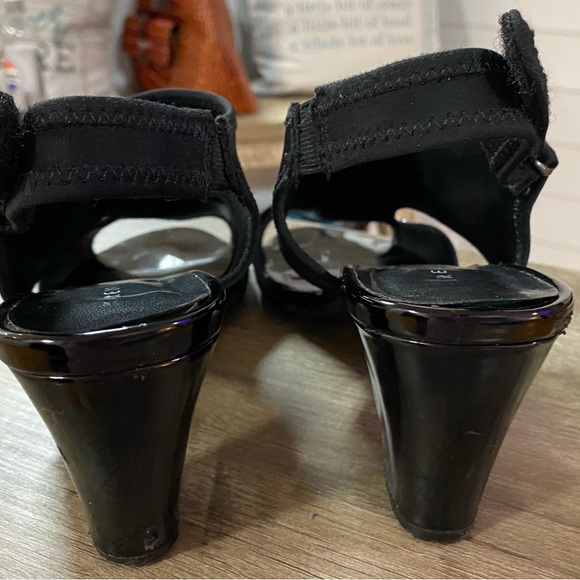 Karen Scott black silver heels - Picture 6 of 6